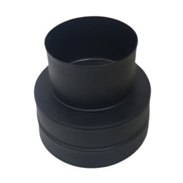DINAK DW Black verloop DW-EW (contraverloop) Ø150mm | 123rookkanaal