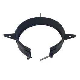 DINAK DW Black tuidraadbeugel dubbelwandig rookkanaal Ø200mm | 123rookkanaal