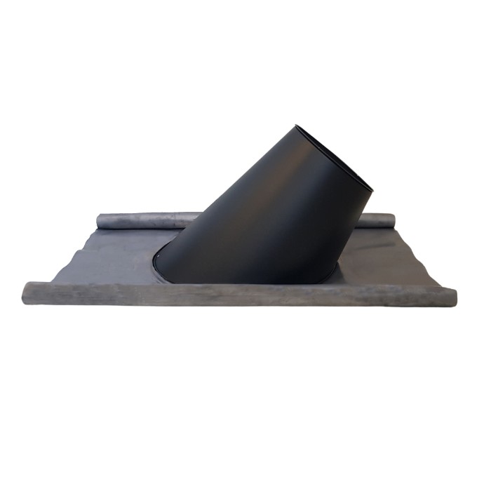 DINAK DW Black loodslab Basic 30-45 graden Ø150mm | 123rookkanaal