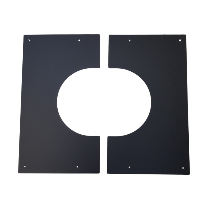 DINAK DW Black brandseparatieplaat 0-30 graden Ø150mm | 123rookkanaal