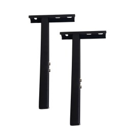wandconsole 2st. lengte 430mm universeel BLACK | 123rookkanaal