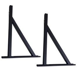 wandconsole 2st. lengte 604mm universeel BLACK | 123rookkanaal