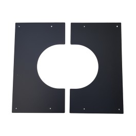 DINAK DW Black brandseparatieplaat 0-30 graden Ø130mm | 123rookkanaal