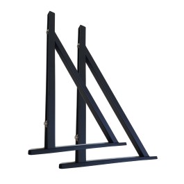wandconsole 2st. lengte 750mm universeel BLACK | 123rookkanaal