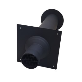 Dubbelwandige muurdoorvoer Ø80mm L:480mm type 1 | 123rookkanaal