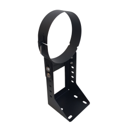 DINAK DW Black muurbeugel verstelbaar 100-250mm Ø130mm | 123rookkanaal