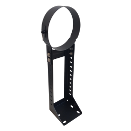 DINAK DW Black muurbeugel verstelbaar 250-430mm Ø180mm | 123rookkanaal