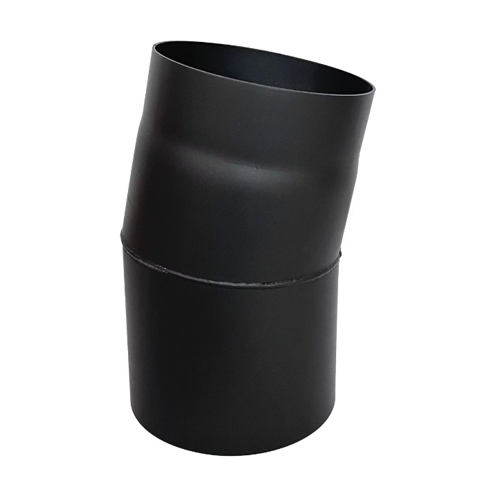 Kachelpijp enkelwandig bocht 11 graden Ø130mm | 123rookkanaal