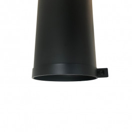 paspijp kachelpijp met stelring L:50cm Ø130mm | 123rookkanaal