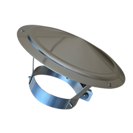 Regenkap RVS Ø 125-130mm verstelbaar | 123rookkanaal