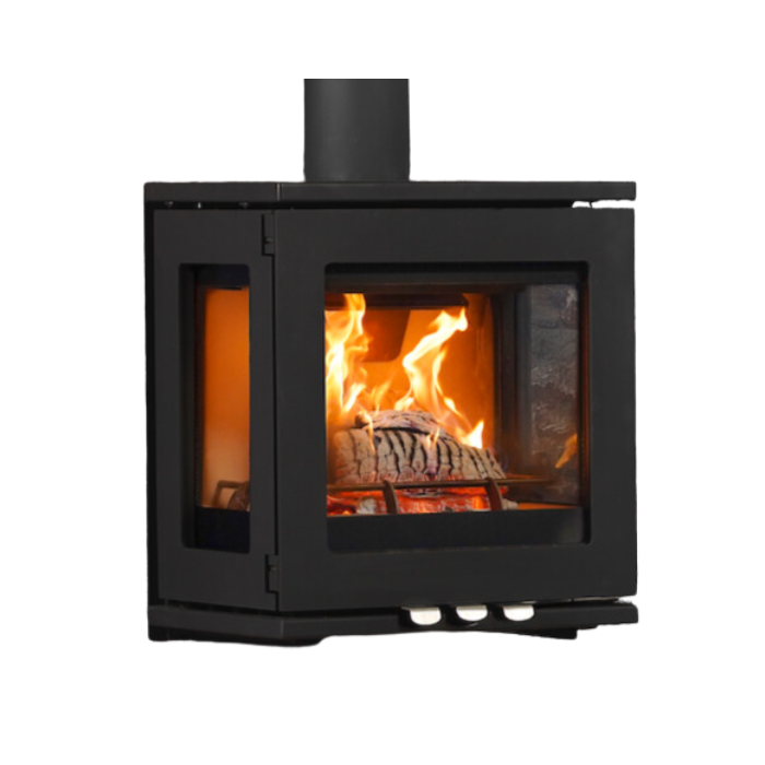 Charlton & Jenrick Purevision LPV5 Wall houtkachel | 123rookkanaal