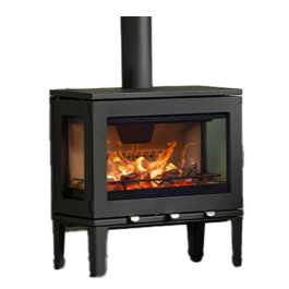 Charlton & Jenrick Purevision LPV8 houtkachel op pootjes | 123rookkanaal