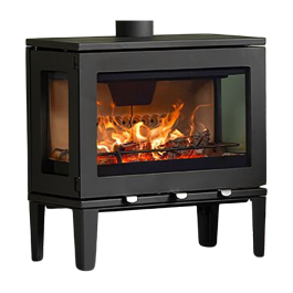 Charlton & Jenrick Purevision LPV8 houtkachel op pootjes | 123rookkanaal