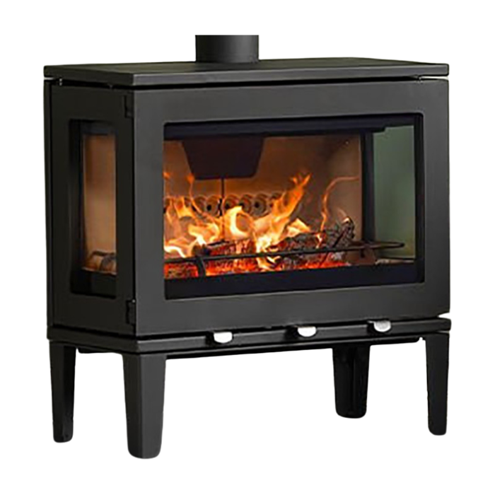 Charlton & Jenrick Purevision LPV8 houtkachel op pootjes | 123rookkanaal
