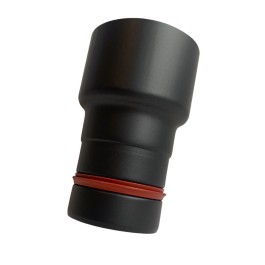 verloop 80/100 (M/F) pelletkachel | 123rookkanaal