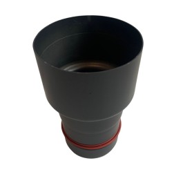 verloop 80/100 (M/F) pelletkachel | 123rookkanaal
