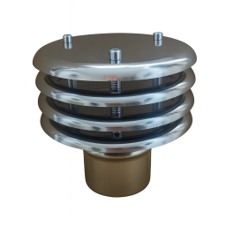 Trekkap lamellen voor flexibel of enkelwandig RVS rookkanaal Ø80mm | 123rookkanaal