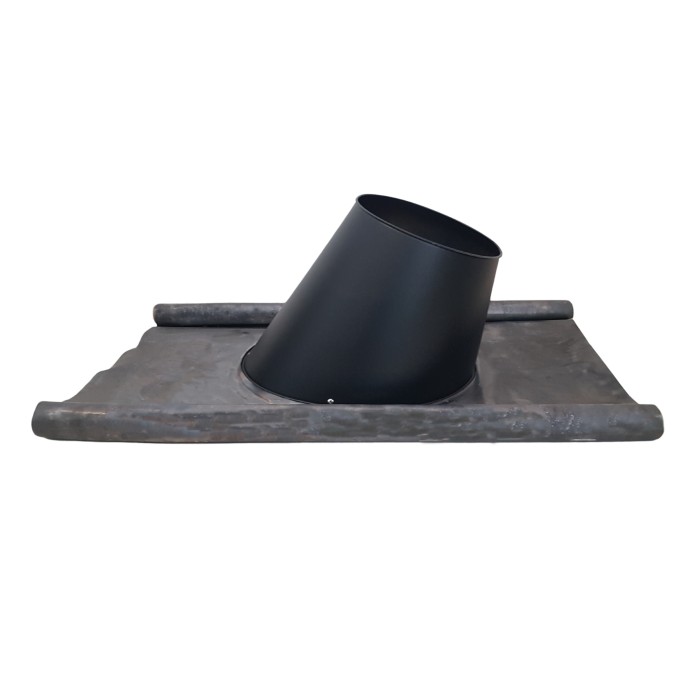 DINAK DW Black loodslab Basic 5-30 graden Ø180mm | 123rookkanaal