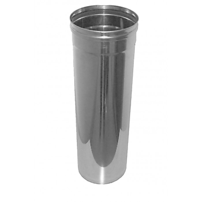 RVS enkelwandig paspijp DINAK L:265 mm Ø200mm | 123rookkanaal
