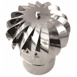 Aspiromatic RVS enkelwandig rookkanaal 130mm (insteek) | 123rookkanaal