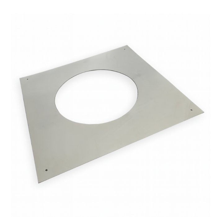 Brandseparatieplaat 0 graden dubbelwandig rookkanaal Ø150mm Profi-Line | 123rookkanaal