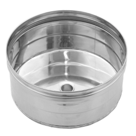 RVS enkelwandig rookkanaal DINAK condensdeksel t.b.v. T-stuk Ø200mm | 123rookkanaal