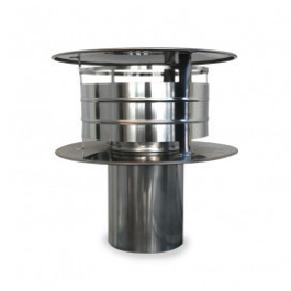 RVS pelletpijp enkelwandig trekkap Ø80mm | 123rookkanaal