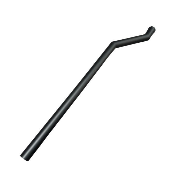 rookkanaal enkelwandig L:200 cm+ versleping Ø80mm pelletkachel | 123rookkanaal