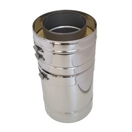 Hagemann & Machmer V3 DW Schuifelement L:320-480mm Ø130mm | 123rookkanaal