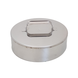 Hagemann & Machmer V3 DW Deksel / eindkap dubbelwandig rookkanaal Ø130mm | 123rookkanaal