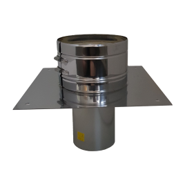 Hagemann & Machmer V3 DW Vertrekplaat + verloop EW-DW Ø130mm | 123rookkanaal