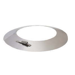 Hagemann & Machmer V3 DW Wand / plafondrozet conisch dubbelwandig rookkanaal Ø130mm | 123rookkanaal