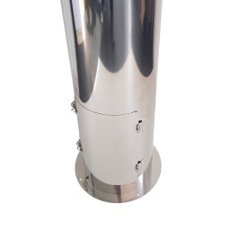 Hagemann & Machmer V3 DW Reinigingselement + ondersteuning verstelbaar 60-1115mm met condensuitloop Ø200mm | 123rookkanaal
