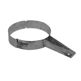 DINAK DW pellet eenvoudige vloersteun dubbelwandig rookkanaal Ø80mm | 123rookkanaal