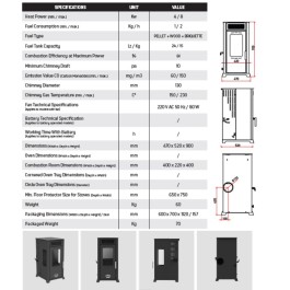 Kachel Factory Eco fan 8 KW | 123rookkanaal