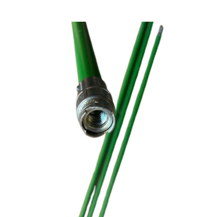 Veegstok premium groen incl dubbele sluiting L:100cm | 123rookkanaal