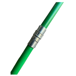 Veegstok premium groen incl dubbele sluiting L:100cm | 123rookkanaal