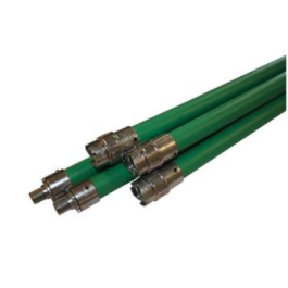Veegstok premium groen incl dubbele sluiting L:100cm | 123rookkanaal
