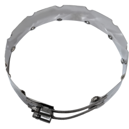 klemband voor flexibel rookkanaal ø125mm | 123rookkanaal