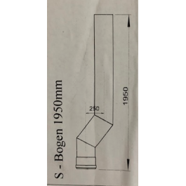rookkanaal enkelwandig L:200 cm+ versleping Ø80mm pelletkachel | 123rookkanaal