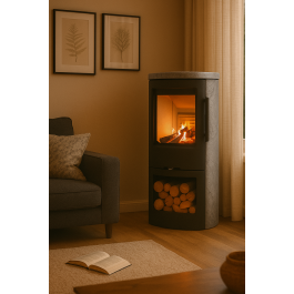 Termatech TT44CG houtkachel grijs | 123rookkanaal