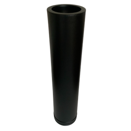 DINAK DW Black nisbus-verticaal L:1m Ø150mm (verloop EW-DW) | 123rookkanaal
