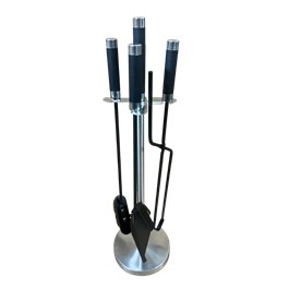 5-delige moderne haardset Termatech