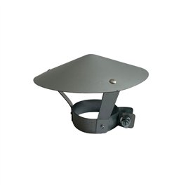 Regenkap verzinkt Ø 78-91mm verstelbaar | 123rookkanaal