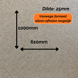 Vermiculiteplaat 1000x610x25mm | 123rookkanaal