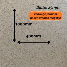 Vermiculiteplaat 1000x400x25mm | 123rookkanaal