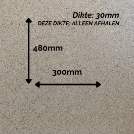 Vermiculiteplaat 480x300x30mm | 123rookkanaal