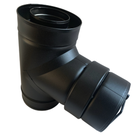 DINAK DW Black pellet inspectie-element Ø80mm | 123rookkanaal