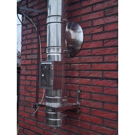 DINAK DW Reinigingselement met deur Ø180mm | 123rookkanaal