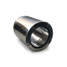 DINAK DW inkortbare nisbus-horizontaal L:25cm Ø200mm (verloop EW-DW) | 123rookkanaal